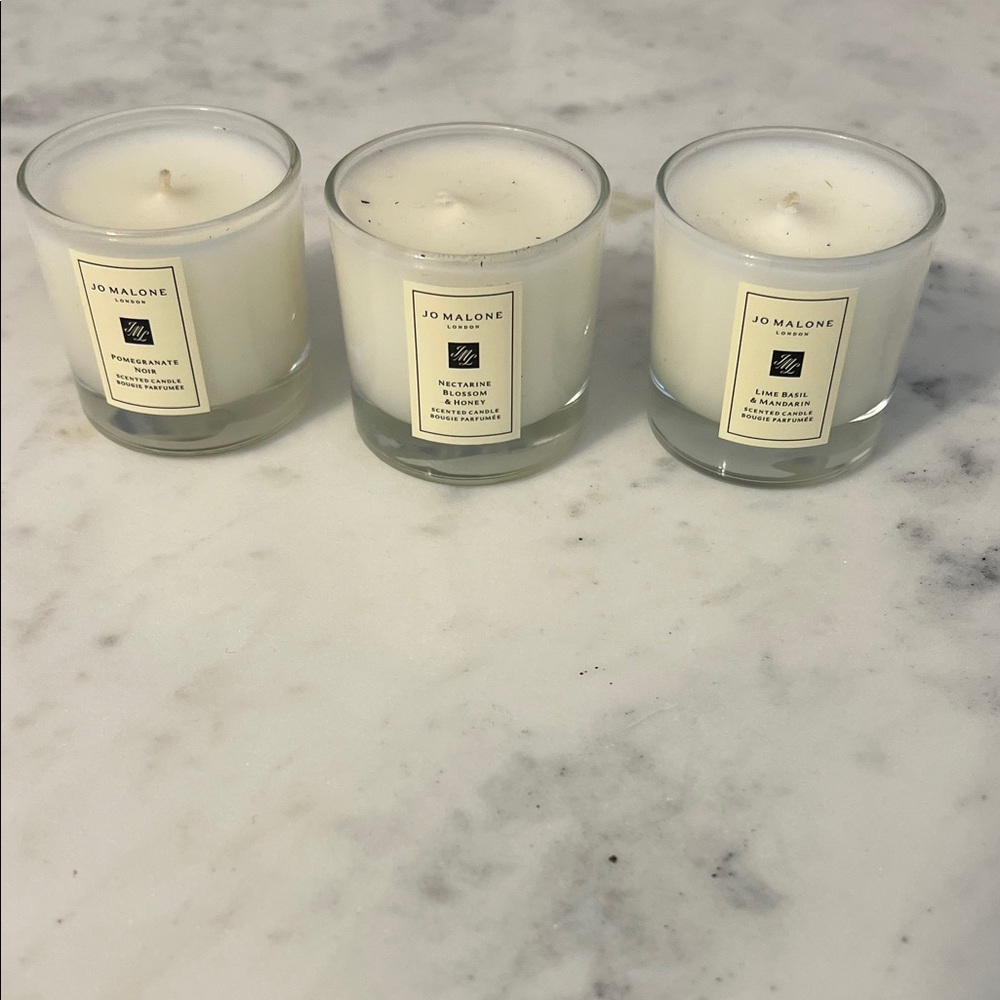 Jo Malone White Scented Glass Candle Trio